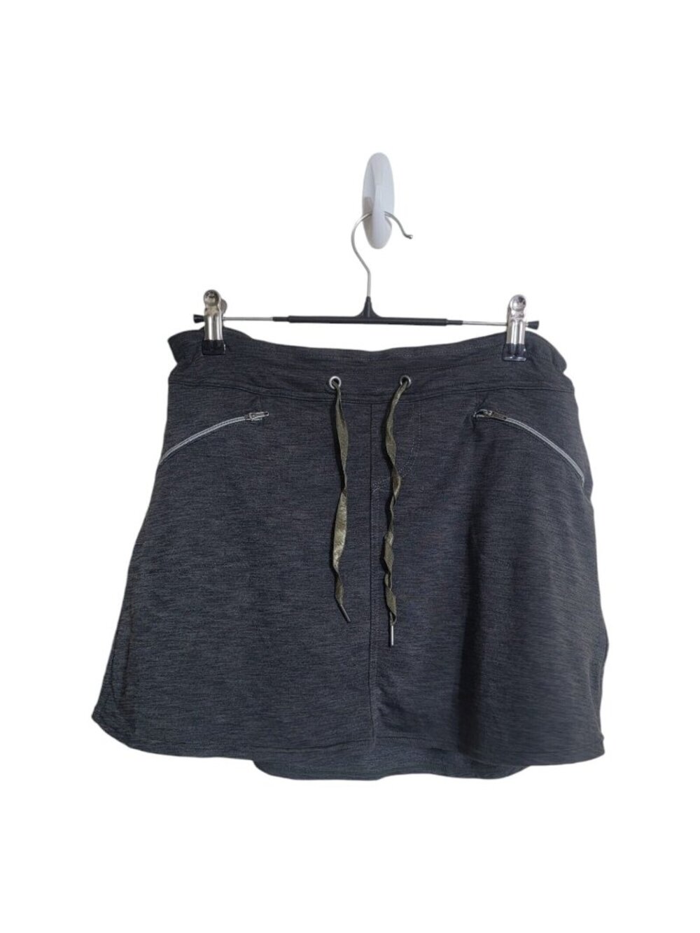 Kuhl Skirt Women S Mova Charcoal Gray Zip Hiking Activewear Gorpcore Tennis